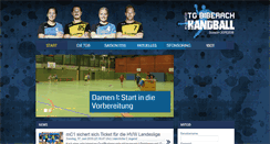 Desktop Screenshot of handball-tgbiberach.de